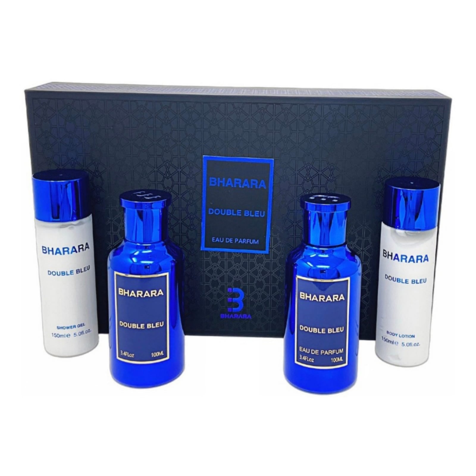 BHARARA DOUBLE BLEU EDP 4PC SET