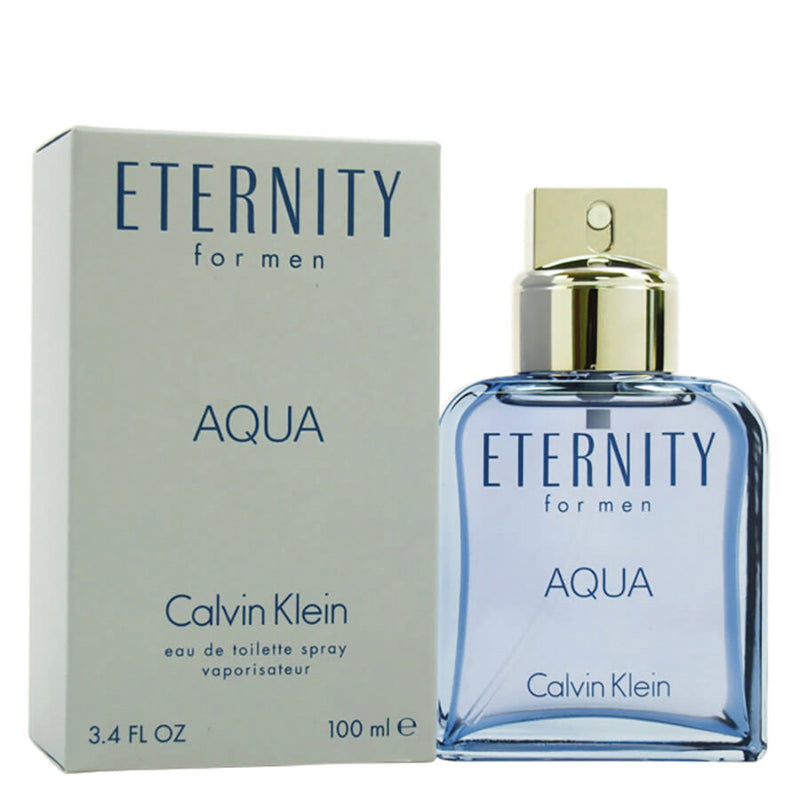 CALVIN KLEIN ETERNITY AQUA M-USA : 3.4 OZ