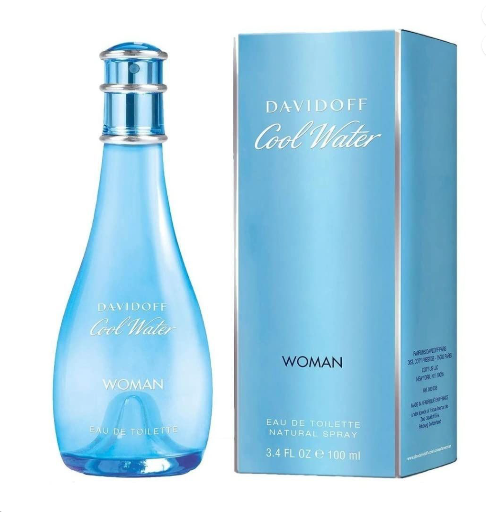 DAVIDOFF COOL WATER WOMAN - FRANCE : 3.4 OZ