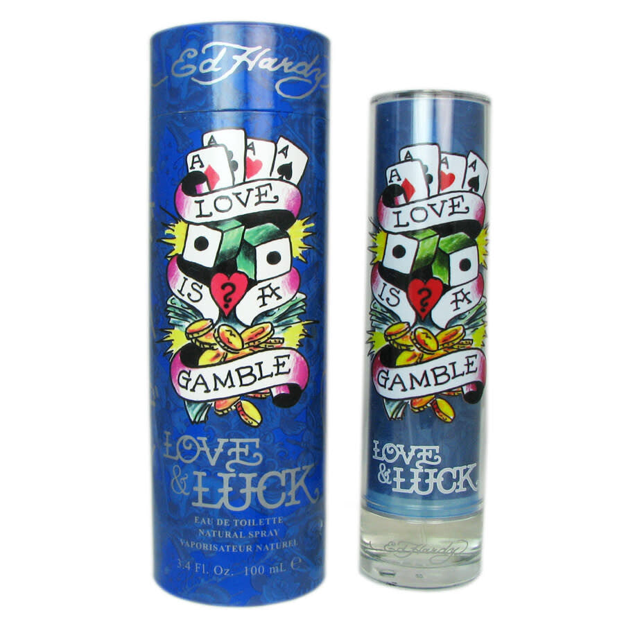ED HARDY LOVE & LUCK-USA : 3.4 OZ