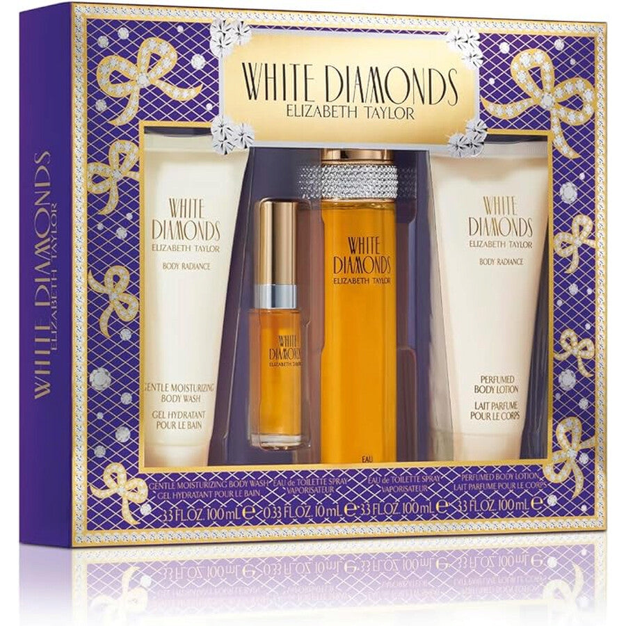 ELIZABETH TAYLOR WHITE DIAMONDS 4PC