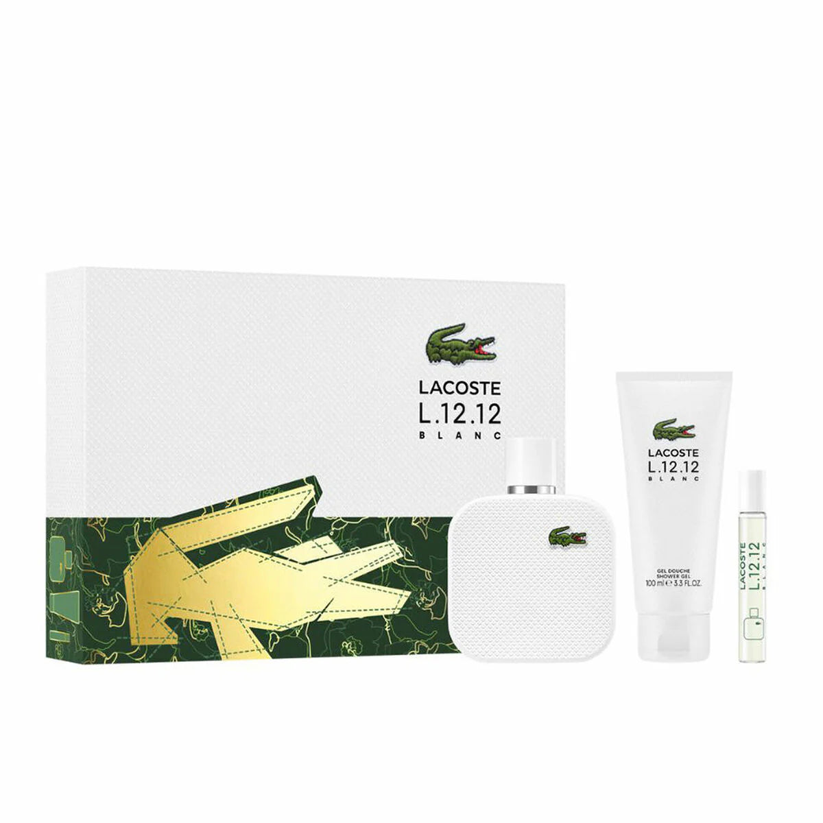 LACOSTE L.12.12 BLANC EDT 3PC SET