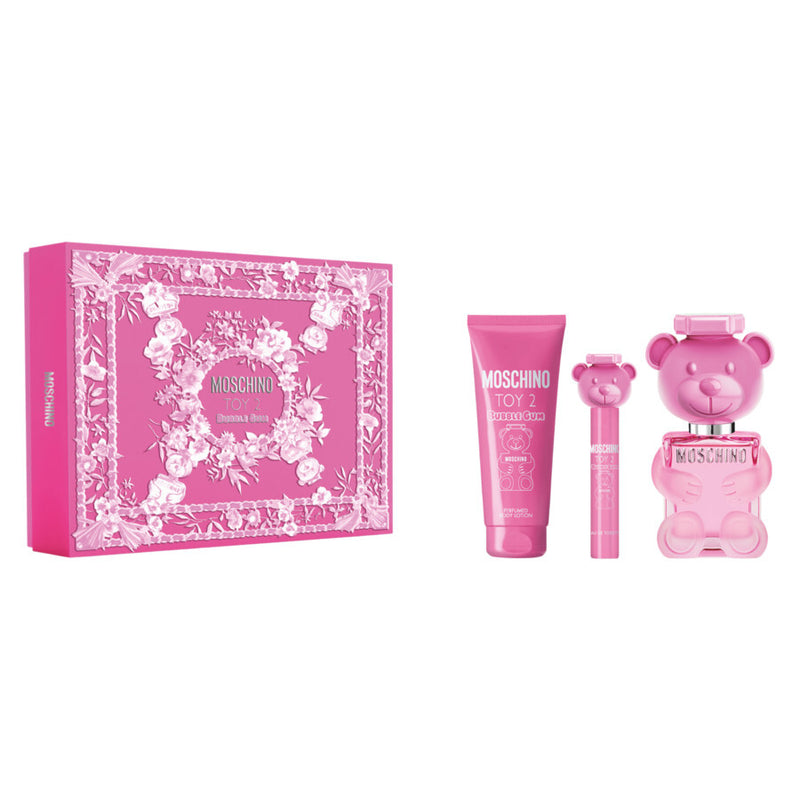 MOSCHINO TOY 2 BUBBLE GUM 3PC SET