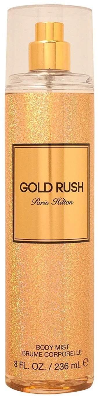 PARIS HILTON GOLD RUSH BODY MIST-USA : 8.0 OZ