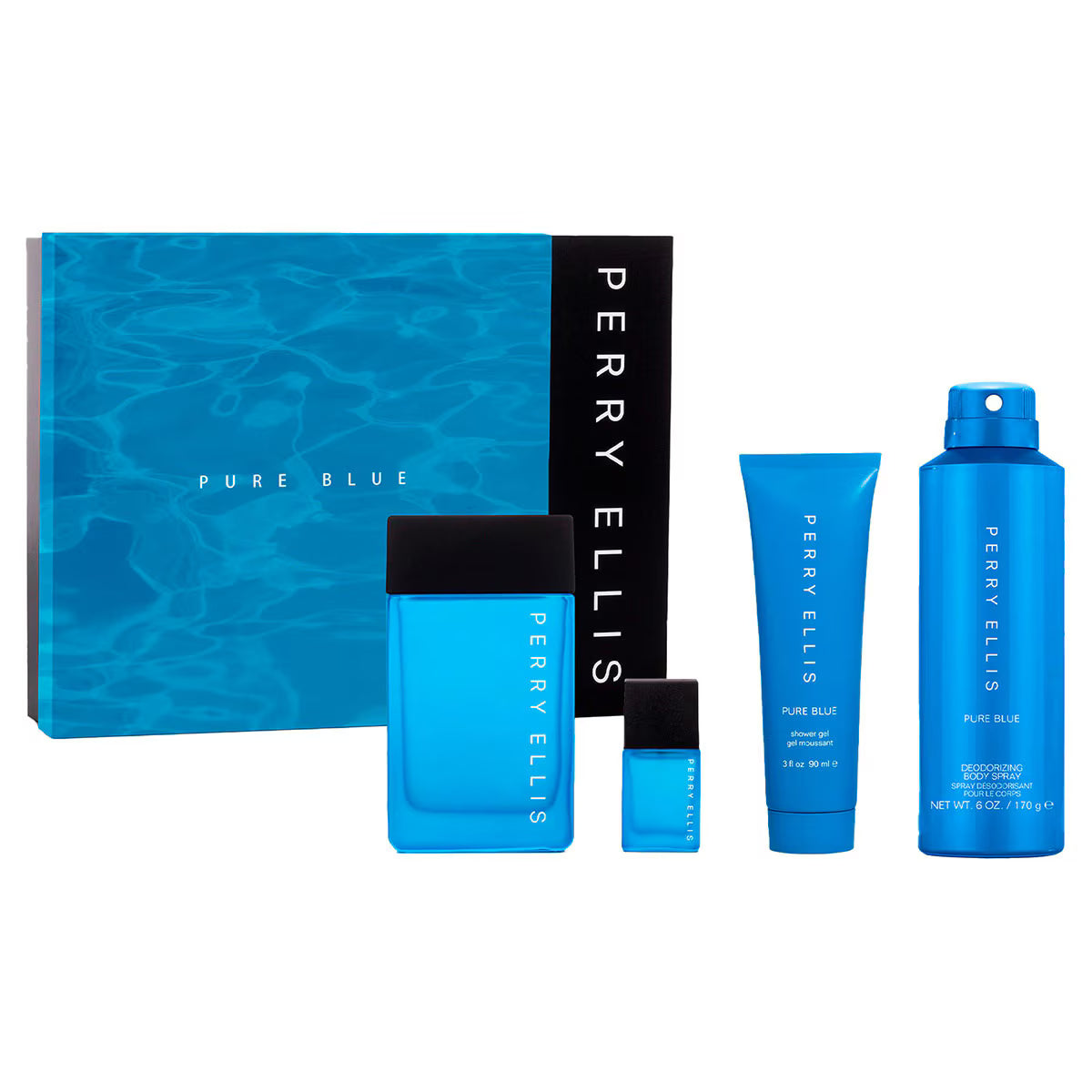 PERRY ELLIS PURE BLUE 4PC SET