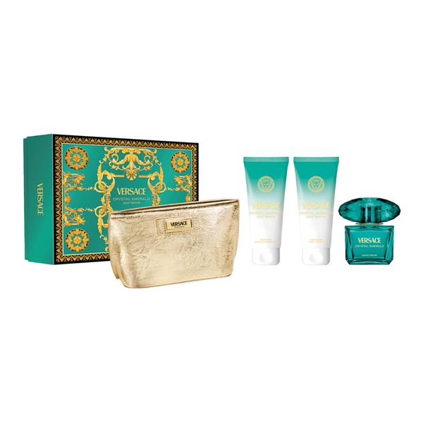 VERSACE CRYSTAL EMERALD 4PC SET