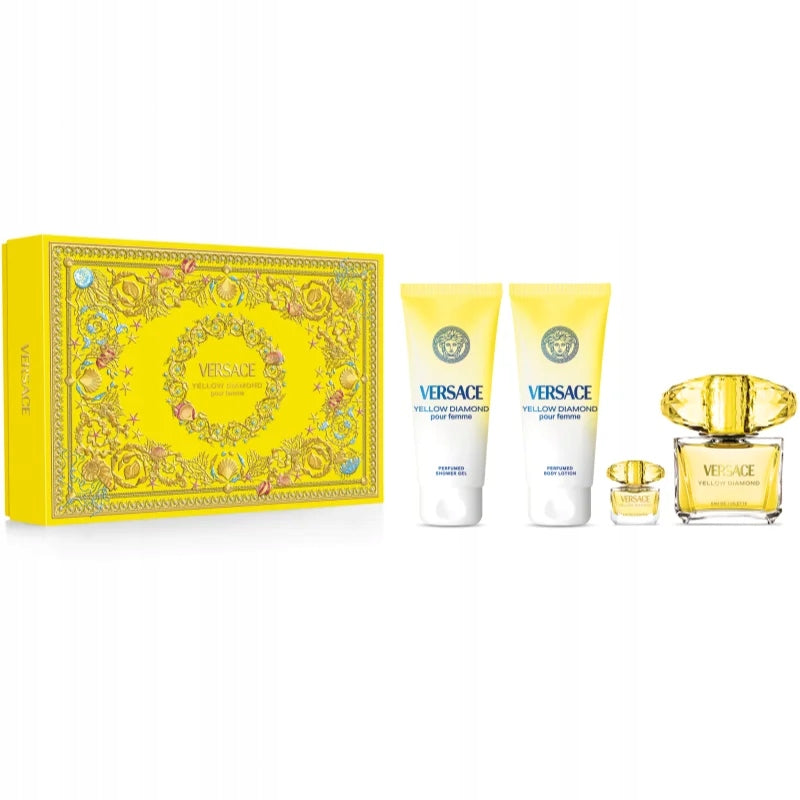 VERSACE YELLOW DIAMOND 4PC SET